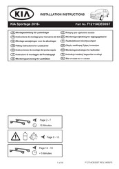 Kia F1211ADE00ST Installation Instructions Manual