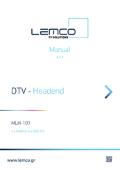 Lemco MLH-101 Manual