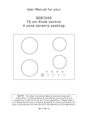 Think Appliances GCE7000 User Manual