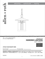 Allen + Roth 0657038 Manual
