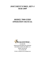 Seakeeper 7000 GYRO Operation Manual