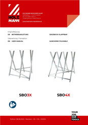 HOLZMANN MASCHINEN SBO4X User Manual