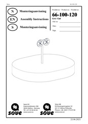 Sove 66-100-120 Assembly Instructions Manual