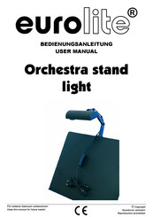 EuroLite Orchestra stand light User Manual