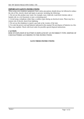 Giant 309 Operation Manual