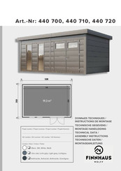 finnhaus 440 710 Technical Data/Assembly Instructions