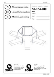 Sove 50-154-200 Assembly Instructions Manual