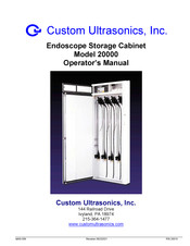 CUSTOM ULTRASONICS 20000 Operator's Manual