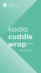 Koala Babycare cuddle wrap stretchy Instruction Manual