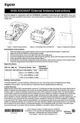 Tyco WS9-3GEXANT Instructions Manual