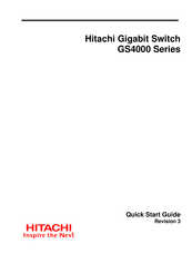 Hitachi GS4000 Series Quick Start Manual