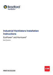 CSR Bradford Hurricane 100 Installation Instructions Manual