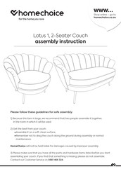 Homechoice Lotus Assembly Instruction