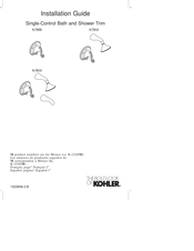 Kohler K-T609 Installation Manual