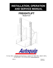 Autoquip FLH-4 Installation, Operation And Service Manual