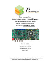 Z3 Technology Z3-DM8169-VI-RPS User Instructions
