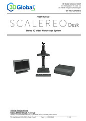 3D Global SCALEREO Desk User Manual