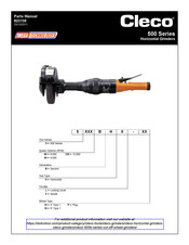Cleco 500 Series Instructions Manual