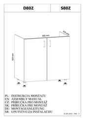 Baumax Prowansja S80Z Assembly Manual