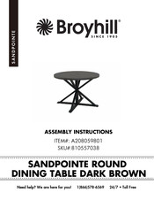 Broyhill 810557038 Assembly Instructions Manual