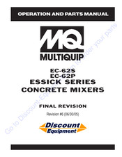 MULTIQUIP EC-62S Operation And Parts Manual