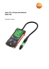 TESTO 0560 3163 Instruction Manual