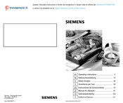 Siemens ER726RF70E Operating Instructions Manual