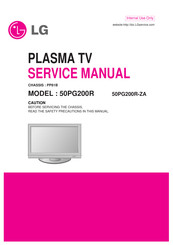 LG 50PG200R Service Manual