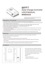 MPPT M4860ADS User Manual