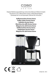 CASO DESIGN Aroma Sense Instruction Manual