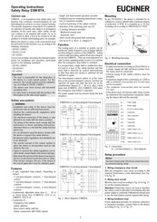 EUCHNER ESM-BT411 Operating Instructions