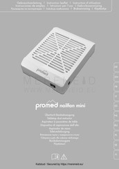 ProMed nailfan mini Instruction Leaflet