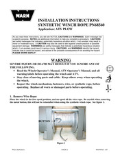 Warn PN68560 Installation Instructions