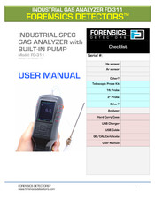 FORENSICS DETECTORS FD-311 User Manual