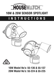 Housewatch 55-137 Instructions Manual