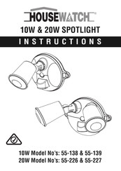 Housewatch 55-226 Instructions Manual