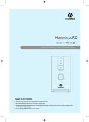 Hommix puRO GWP-43C6500M User Manual