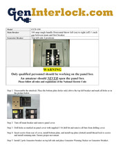 Geninterlock CCH-100 Quick Start Manual