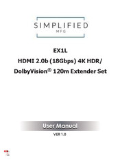 Simplified MFG EX1L User Manual