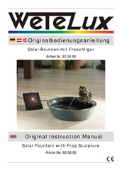 Wetelux 82 06 90 Original Instruction Manual
