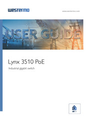 Westermo Lynx-3510-E-F2G-P8G-LV-CT 3627-0500 Manual