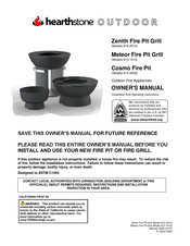 HearthStone Meteor Fire Pit Grill Owner's Manual
