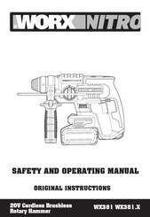 Worx Nitro WX381.X Safety And Operating Manual