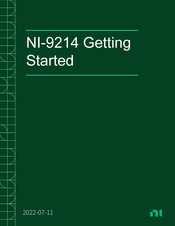 Farnell NI-9214 Getting Started