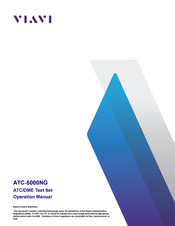 Viavi ATC-5000NG Operation Manual