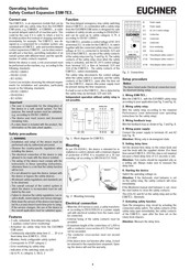 EUCHNER ESM-TE3 Series Operating Instructions