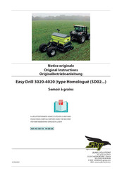 SKY Agriculture Easy Drill 3020 Original Instructions Manual