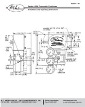 Dwyer Instruments W.E. Anderson 150N Series Installation And Operating Instructions Manual