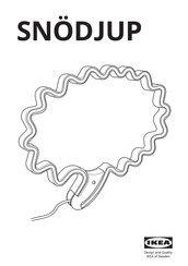 IKEA SNODJUP Manual