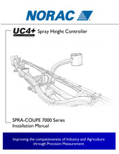 Norac UC4+ SPRA-COUPE 7000 Series Installation Manual